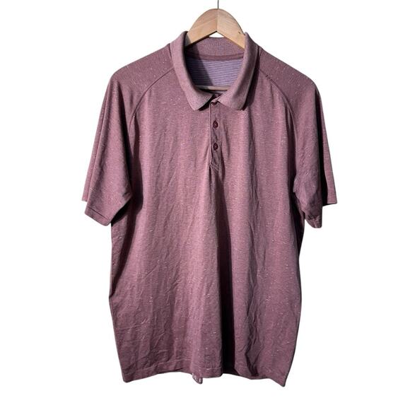 Lululemon Lululemon Metal Vent Tech Polo 2.0 White/ Chalky Rose Size XL - Picture 5 of 13